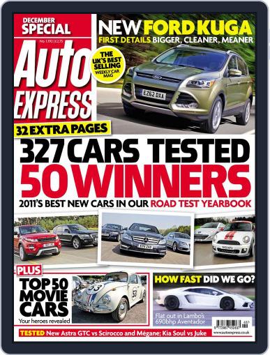 Auto Express November 17th, 2011 Digital Back Issue Cover