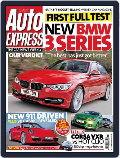 Auto Express November 22nd, 2011 Digital Back Issue Cover