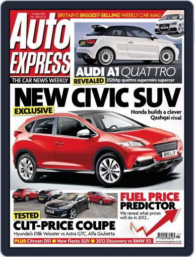 Auto Express January 4th, 2012 Digital Back Issue Cover