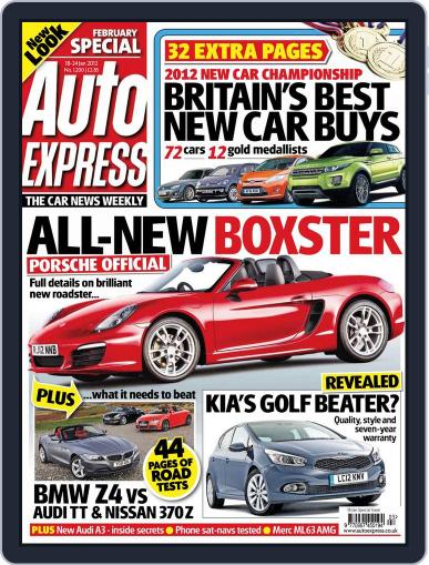Auto Express January 18th, 2012 Digital Back Issue Cover