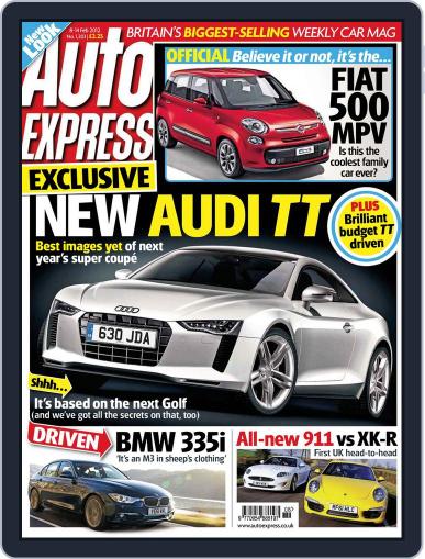 Auto Express February 8th, 2012 Digital Back Issue Cover