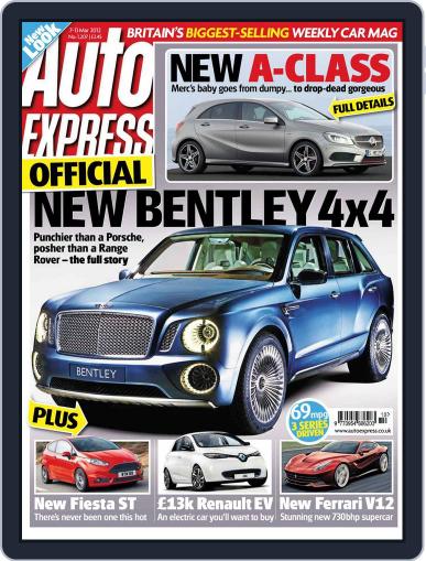 Auto Express March 7th, 2012 Digital Back Issue Cover