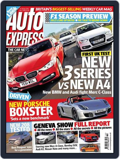 Auto Express March 13th, 2012 Digital Back Issue Cover
