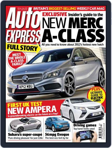 Auto Express March 28th, 2012 Digital Back Issue Cover