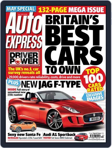 Auto Express April 11th, 2012 Digital Back Issue Cover
