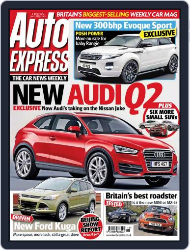 Auto Express May 2nd, 2012 Digital Back Issue Cover