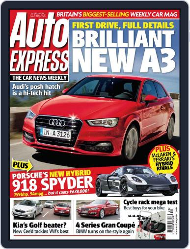 Auto Express May 22nd, 2012 Digital Back Issue Cover