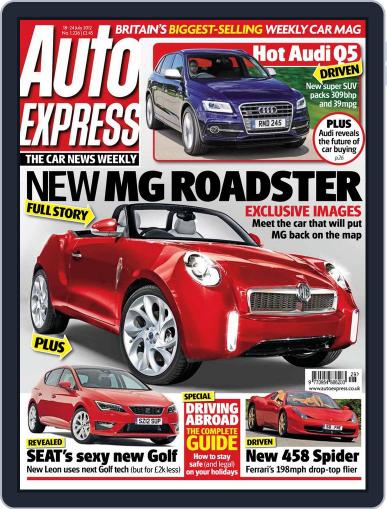 Auto Express July 18th, 2012 Digital Back Issue Cover