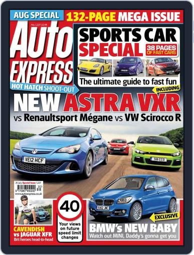 Auto Express July 24th, 2012 Digital Back Issue Cover