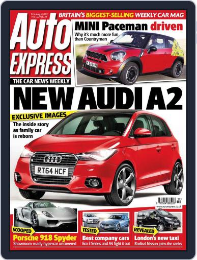 Auto Express August 7th, 2012 Digital Back Issue Cover