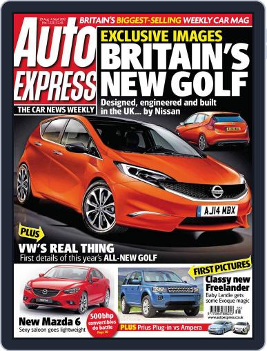Auto Express August 29th, 2012 Digital Back Issue Cover