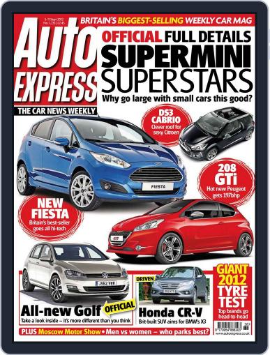 Auto Express September 5th, 2012 Digital Back Issue Cover