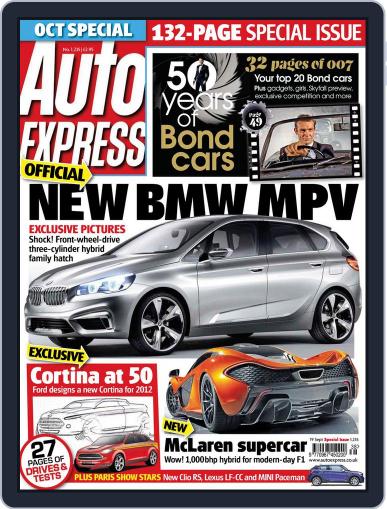 Auto Express September 18th, 2012 Digital Back Issue Cover