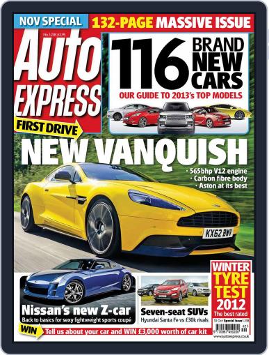 Auto Express October 9th, 2012 Digital Back Issue Cover