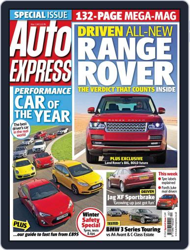Auto Express October 31st, 2012 Digital Back Issue Cover