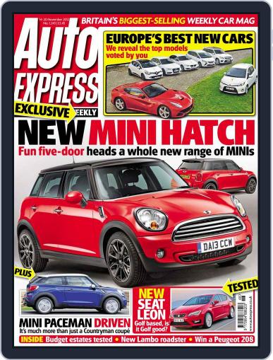 Auto Express November 13th, 2012 Digital Back Issue Cover