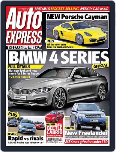 Auto Express December 5th, 2012 Digital Back Issue Cover