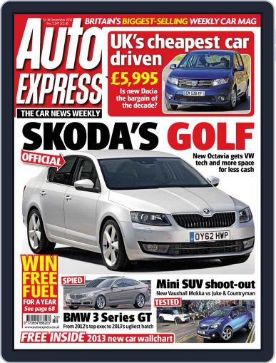 Auto Express December 12th, 2012 Digital Back Issue Cover