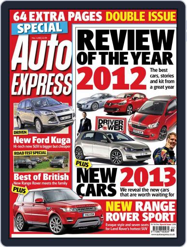 Auto Express December 18th, 2012 Digital Back Issue Cover