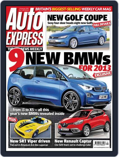 Auto Express January 3rd, 2013 Digital Back Issue Cover
