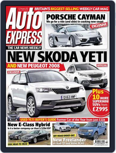 Auto Express January 8th, 2013 Digital Back Issue Cover
