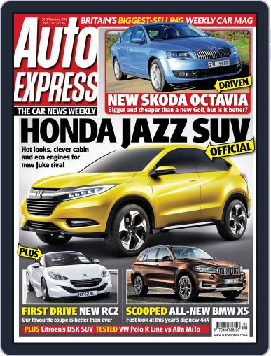 Auto Express January 22nd, 2013 Digital Back Issue Cover