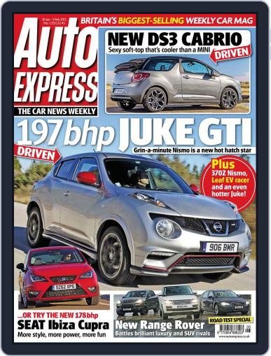 Auto Express January 29th, 2013 Digital Back Issue Cover