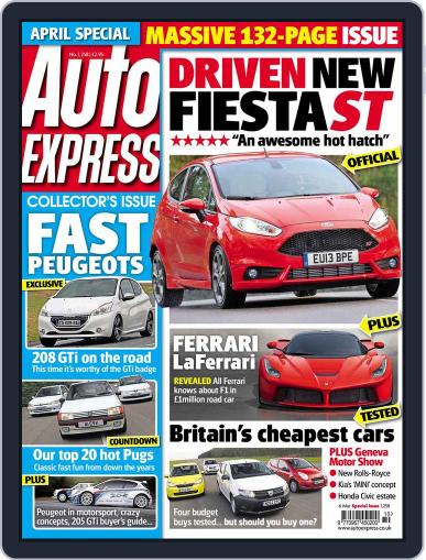 Auto Express March 5th, 2013 Digital Back Issue Cover