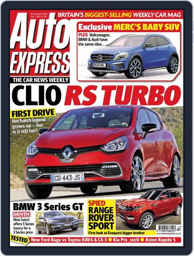 Auto Express March 19th, 2013 Digital Back Issue Cover