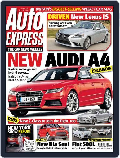 Auto Express April 3rd, 2013 Digital Back Issue Cover
