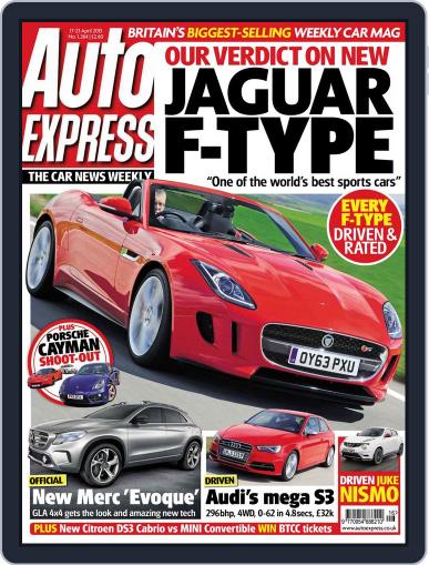 Auto Express April 16th, 2013 Digital Back Issue Cover