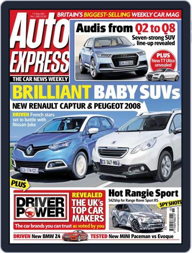 Auto Express April 30th, 2013 Digital Back Issue Cover