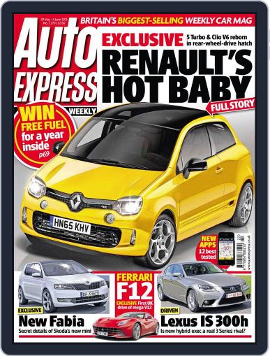 Auto Express May 30th, 2013 Digital Back Issue Cover