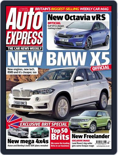 Auto Express June 4th, 2013 Digital Back Issue Cover