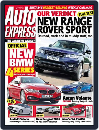 Auto Express June 18th, 2013 Digital Back Issue Cover