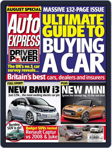 Auto Express July 31st, 2013 Digital Back Issue Cover