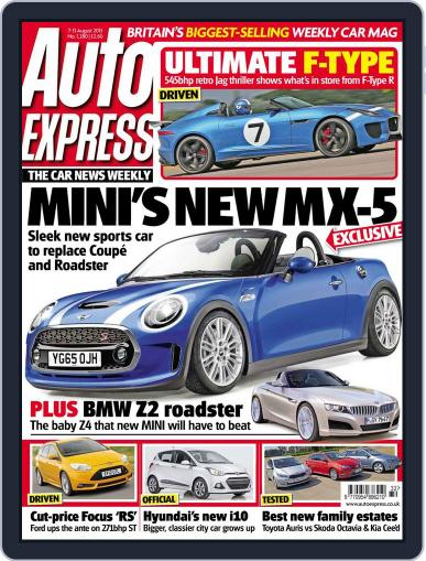 Auto Express August 7th, 2013 Digital Back Issue Cover