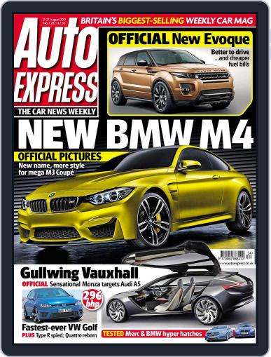 Auto Express August 20th, 2013 Digital Back Issue Cover