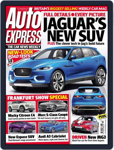Auto Express September 12th, 2013 Digital Back Issue Cover