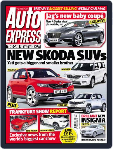 Auto Express September 17th, 2013 Digital Back Issue Cover