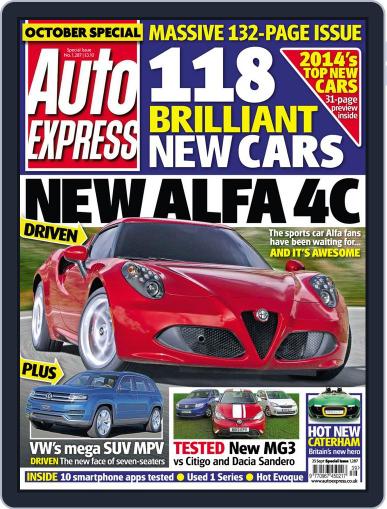 Auto Express September 24th, 2013 Digital Back Issue Cover