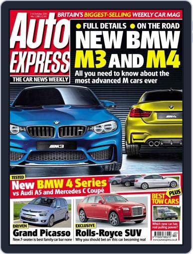 Auto Express October 1st, 2013 Digital Back Issue Cover
