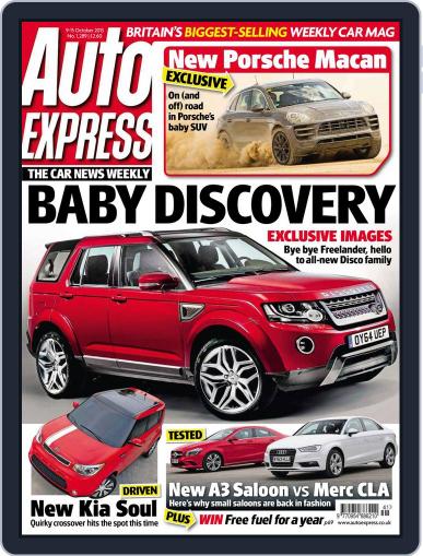 Auto Express October 8th, 2013 Digital Back Issue Cover