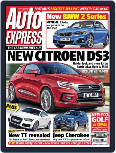 Auto Express October 30th, 2013 Digital Back Issue Cover