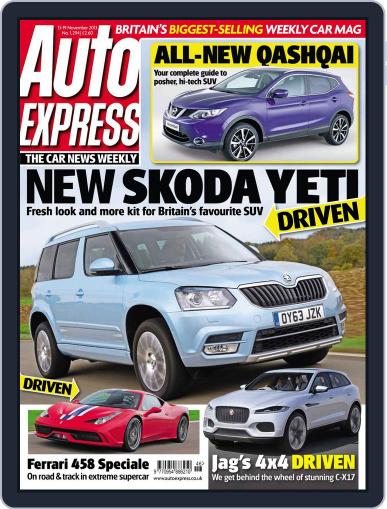 Auto Express November 12th, 2013 Digital Back Issue Cover