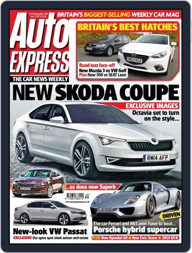 Auto Express December 3rd, 2013 Digital Back Issue Cover