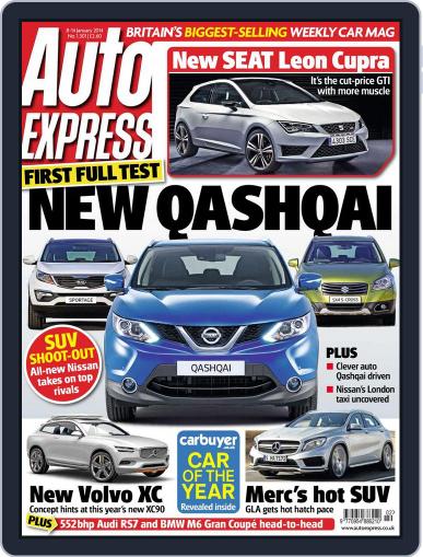 Auto Express January 7th, 2014 Digital Back Issue Cover