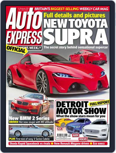 Auto Express January 21st, 2014 Digital Back Issue Cover