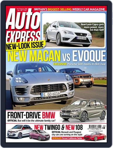Auto Express February 18th, 2014 Digital Back Issue Cover