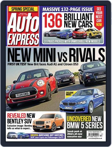 Auto Express March 26th, 2014 Digital Back Issue Cover